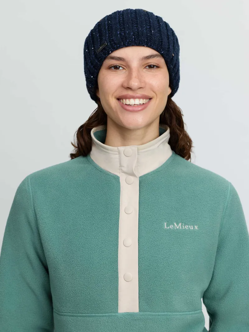 LeMieux Bernie Sequin Headband Navy-1