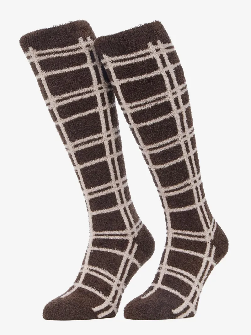 LeMieux Heritage Check Fluffies Cocoa