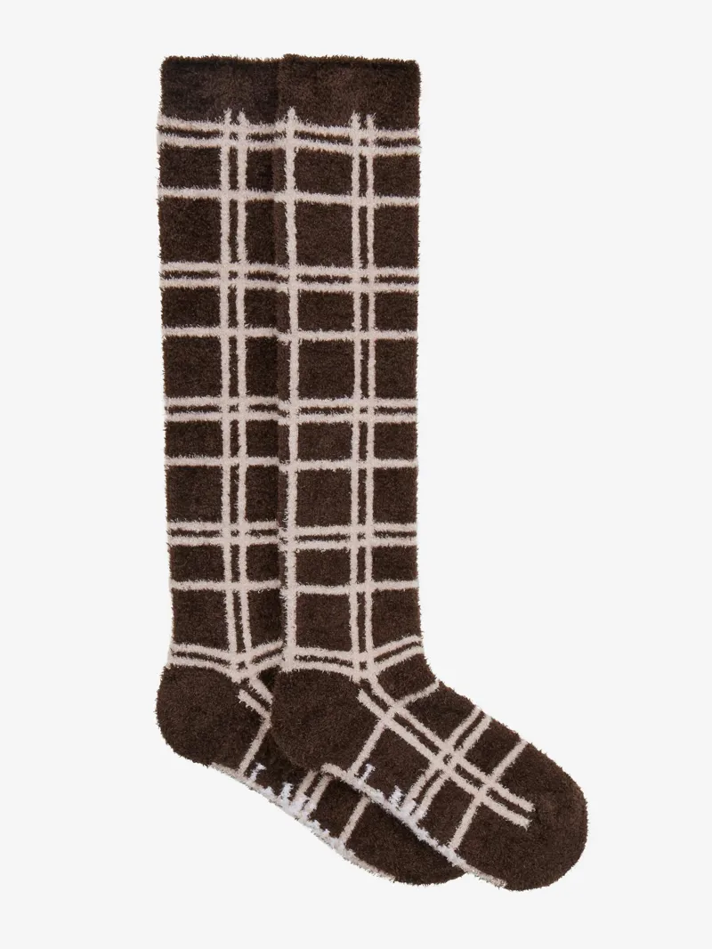 LeMieux Heritage Check Fluffies Cocoa-1