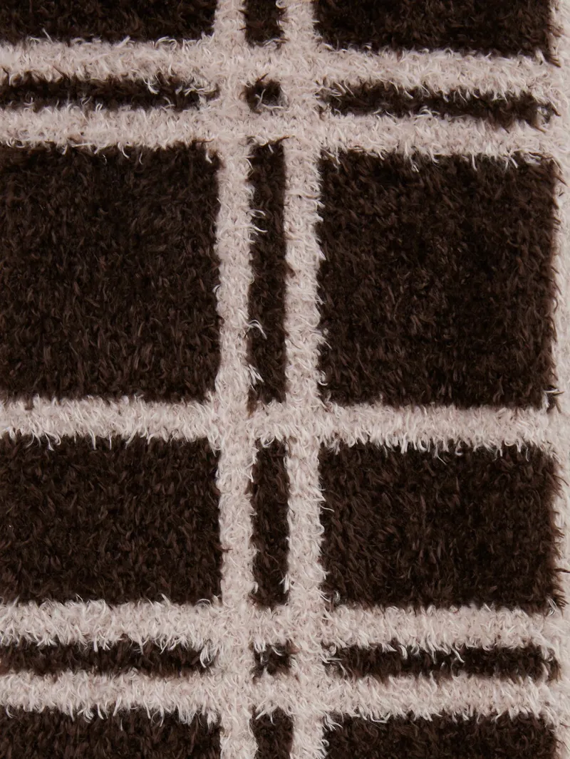 LeMieux Heritage Check Fluffies Cocoa-2