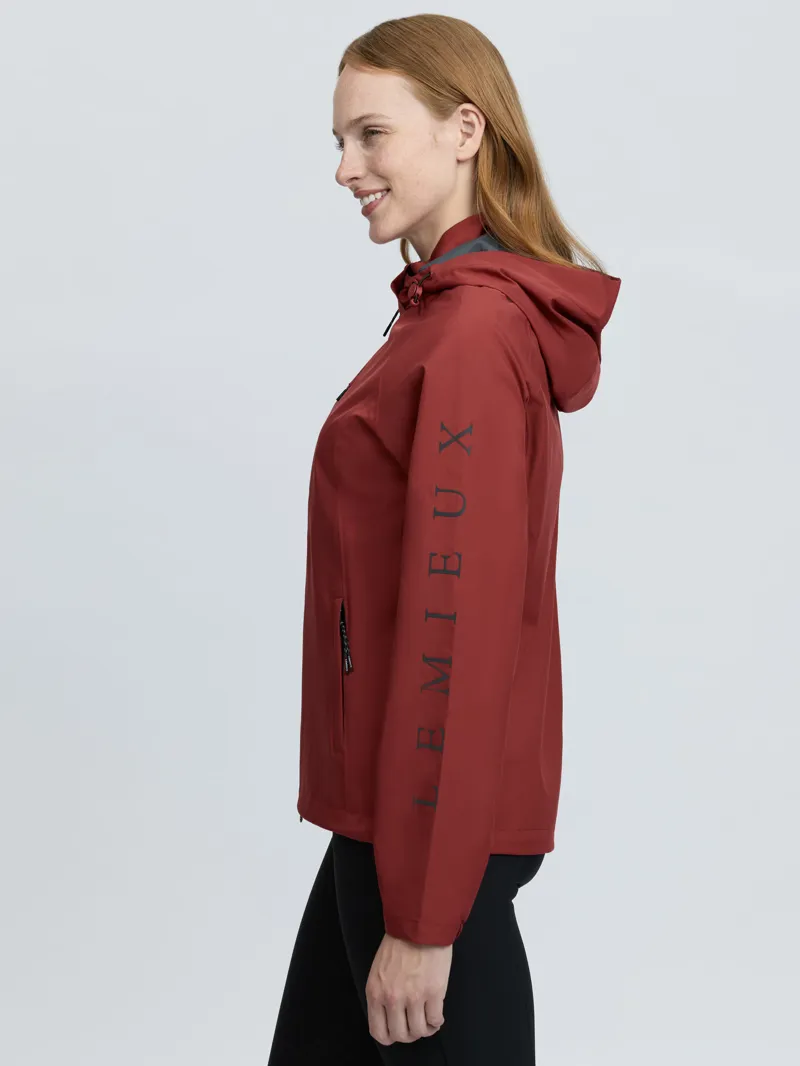 LeMieux Athena Waterproof Lightweight Jacket in Russet-3