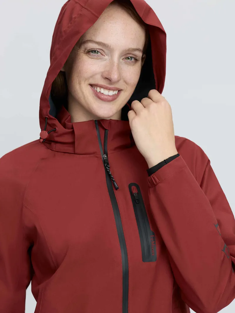 LeMieux Athena Waterproof Lightweight Jacket in Russet-4