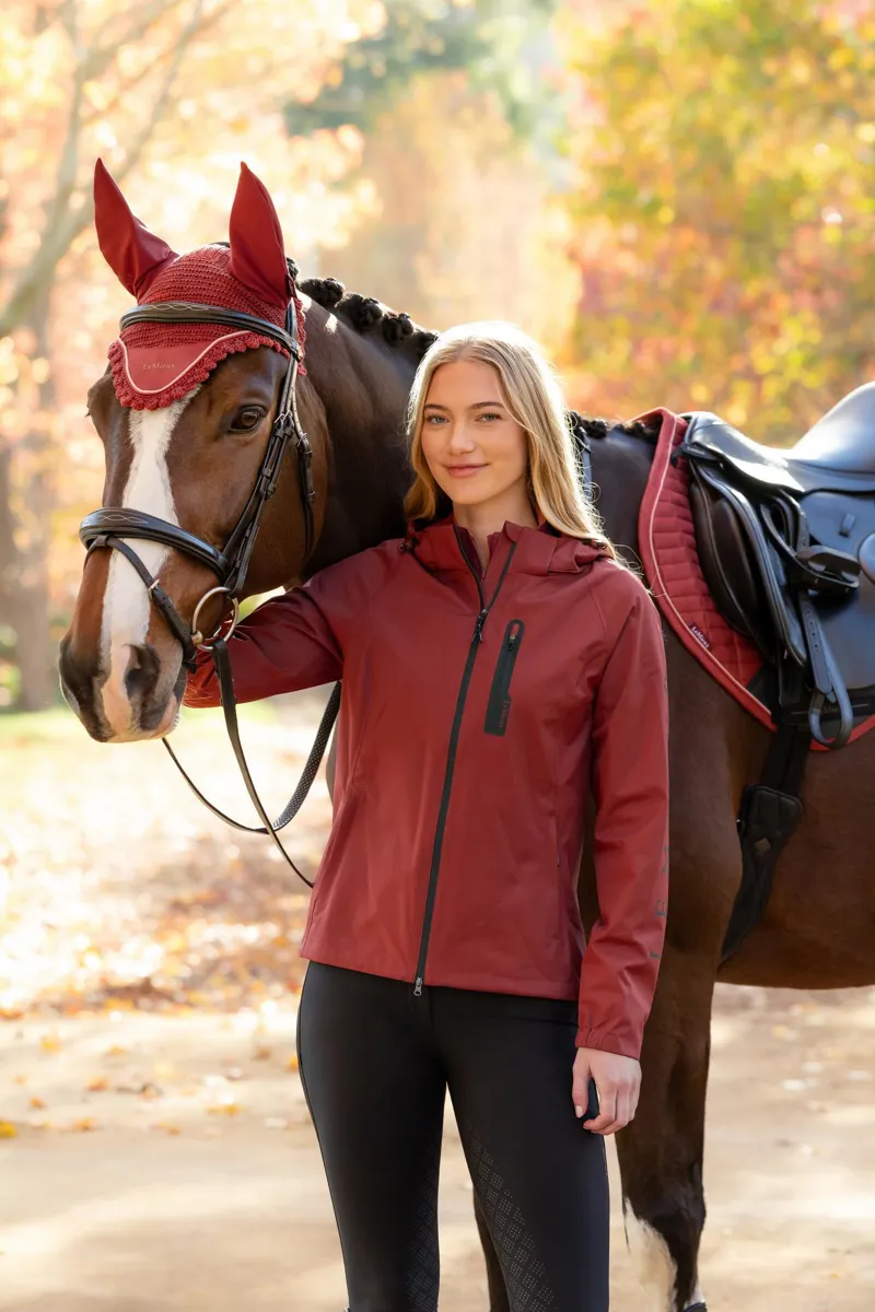 LeMieux Athena Waterproof Lightweight Jacket in Russet-6
