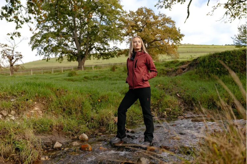 LeMieux Athena Waterproof Lightweight Jacket in Russet-7