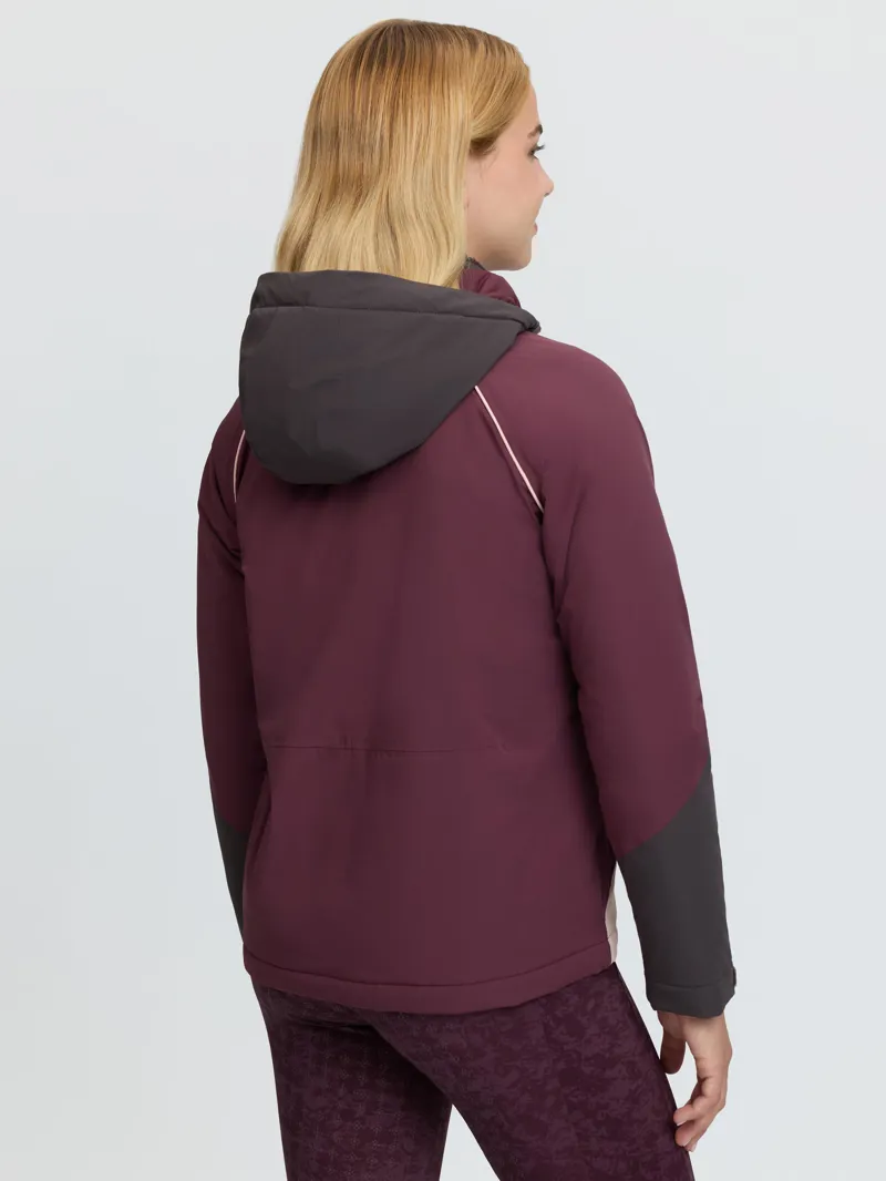 LeMieux Young Rider Bailey Waterproof Anorak in Bramble-2