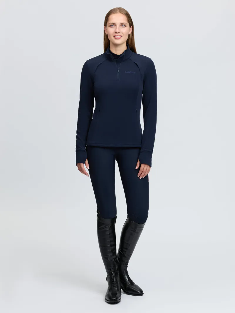 LeMieux Frances Quarter Zip Fleece Navy-5