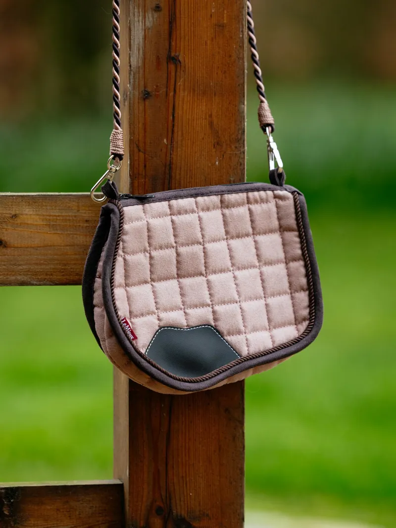 LeMieux Heritage Saddle Pad Crossbody Bag Wild Rose-1