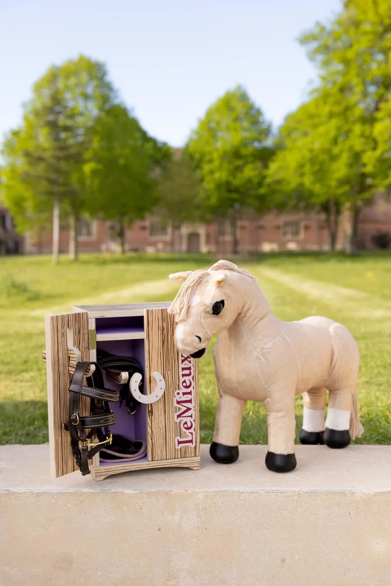 LeMieux Toy Pony Wooden Tack Locker -4
