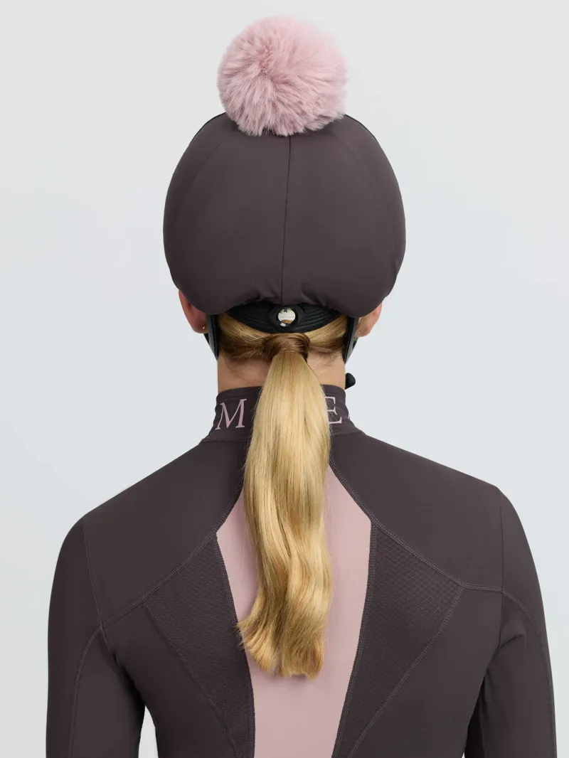  LeMieux Classique Pom Hat Silk in Cocoa-4