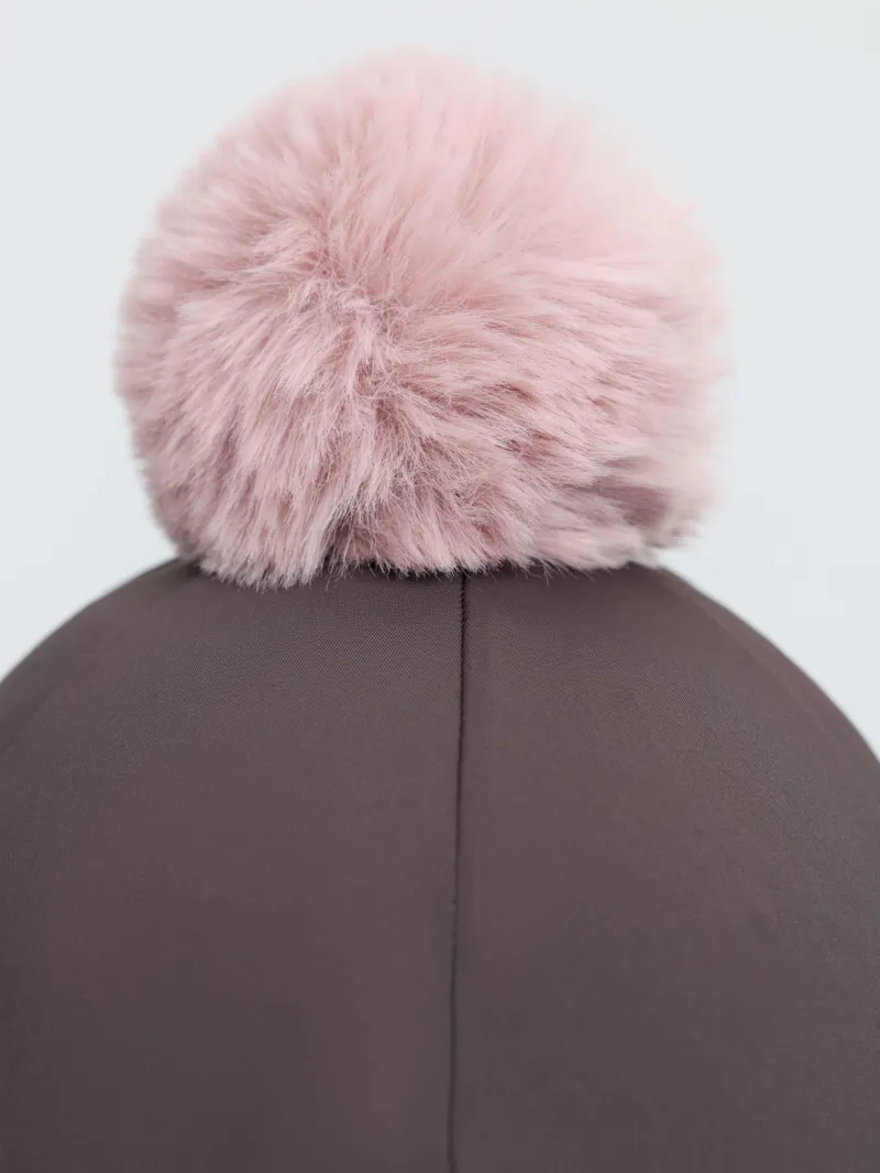  LeMieux Classique Pom Hat Silk in Cocoa-5