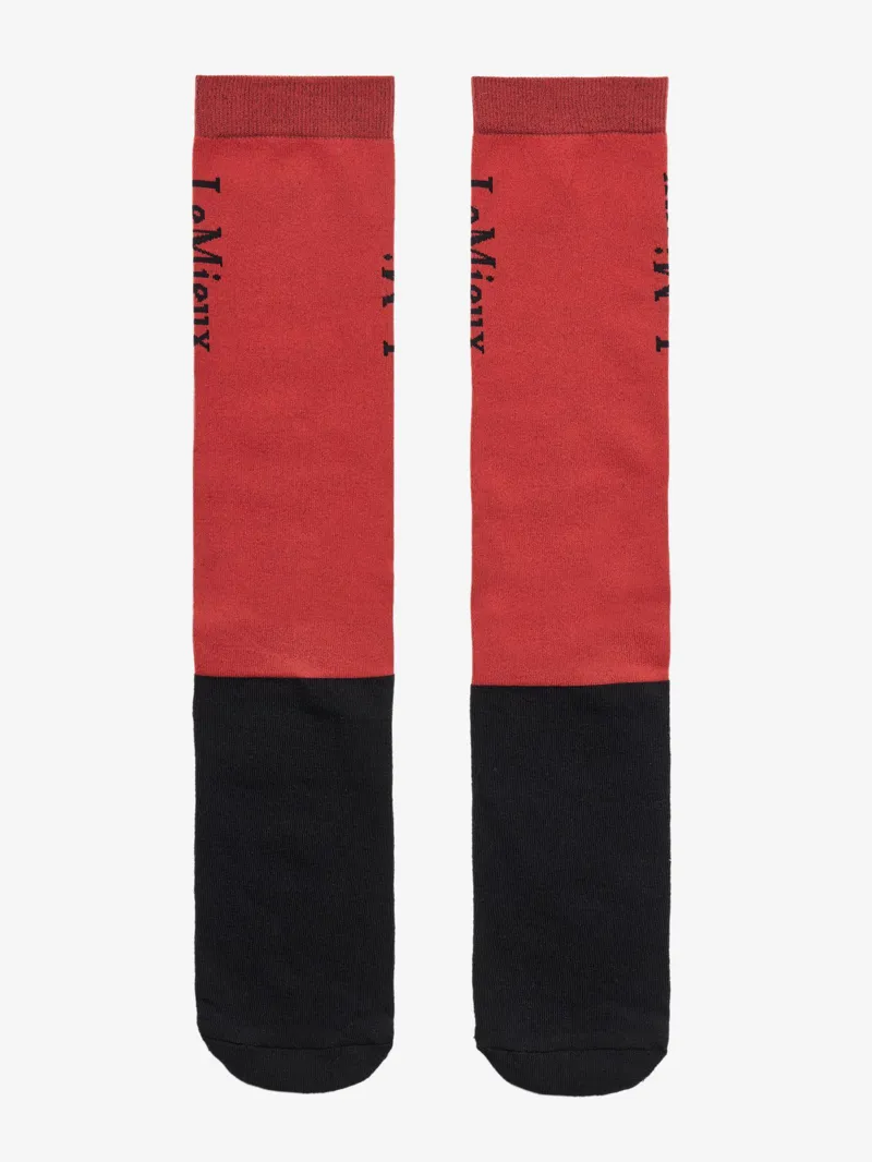 LeMieux Competition Socks 2-Pack in Russet-1