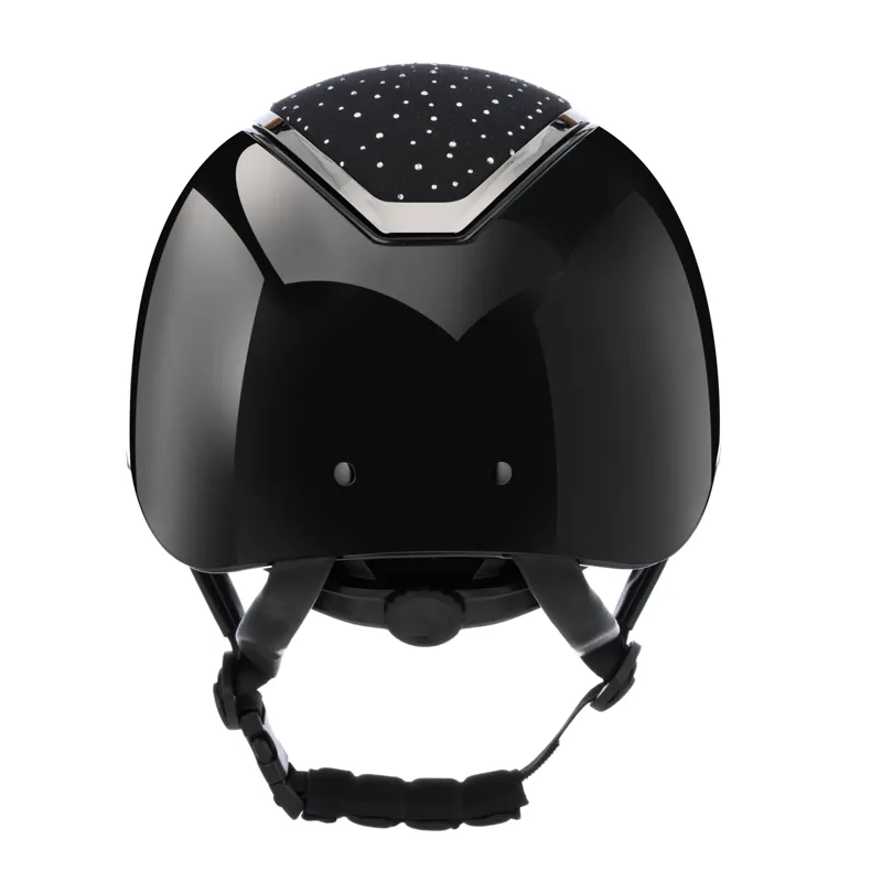 Charles Owen Kylo Crystal Black Gloss/Chrome-1