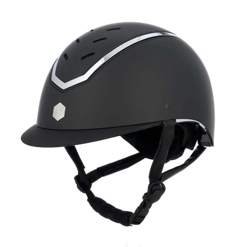 Charles Owen Kylo Black Matte/Silver