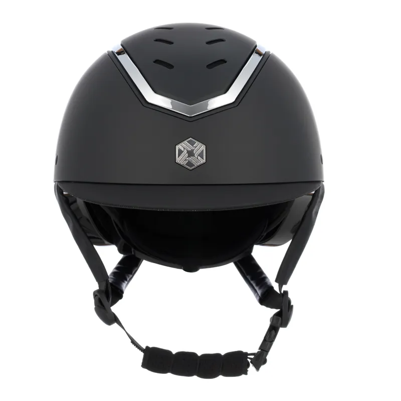 Charles Owen Kylo Black Matte/Silver-1