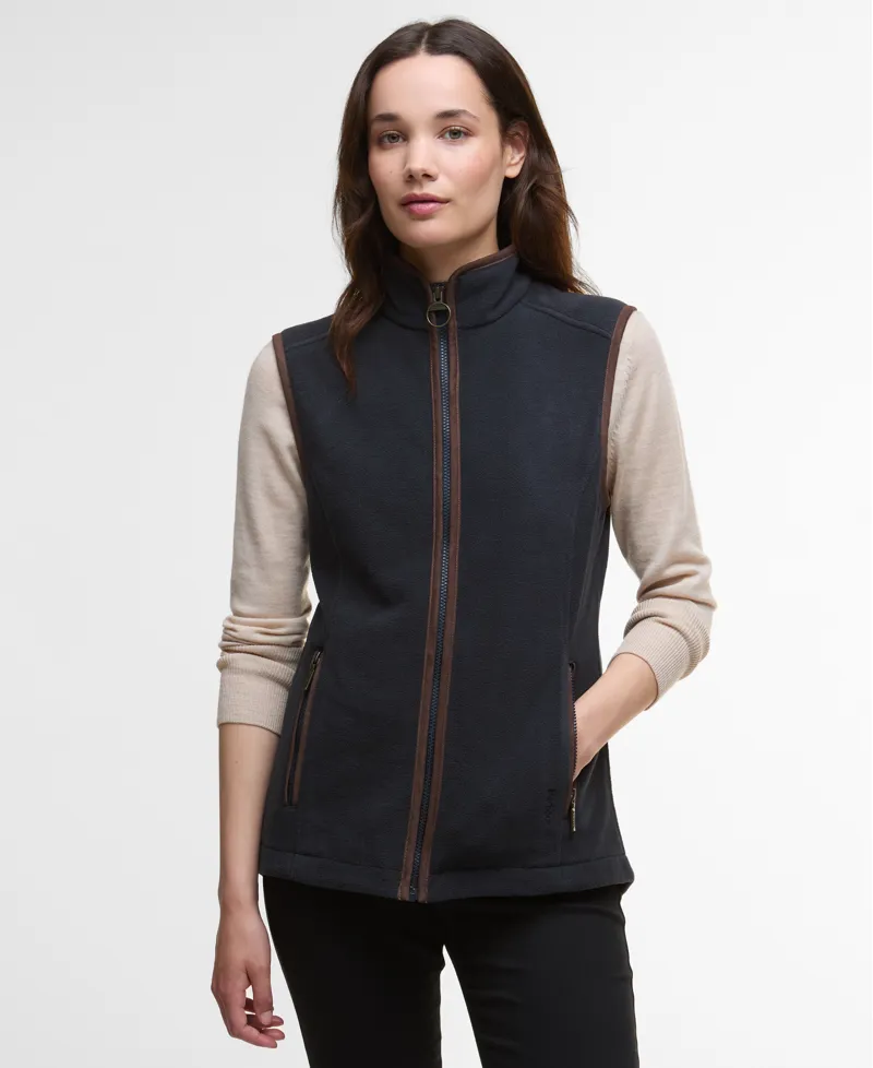 Barbour Ladies Country Colton Fleece Gilet Navy