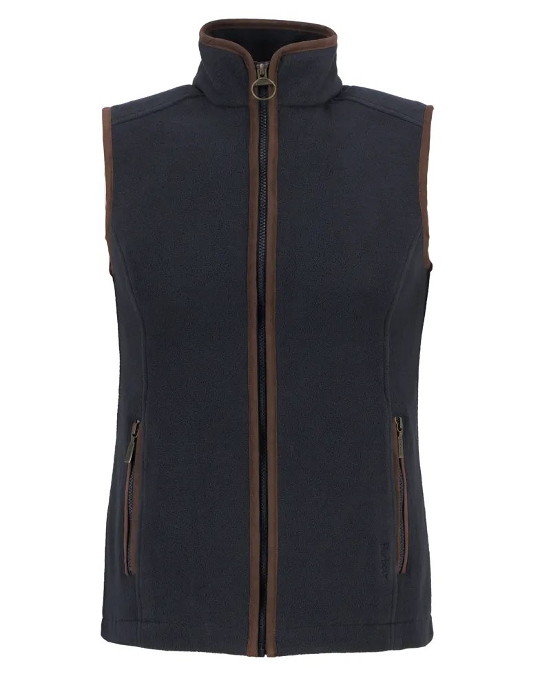 Barbour Ladies Country Colton Fleece Gilet Navy-6