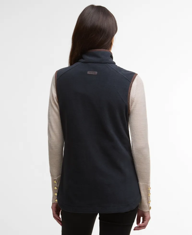Barbour Ladies Country Colton Fleece Gilet Navy-2