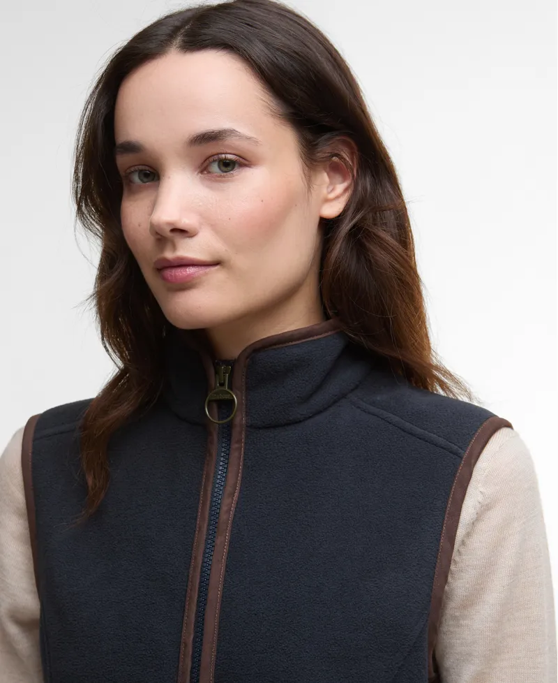 Barbour Ladies Country Colton Fleece Gilet Navy-3