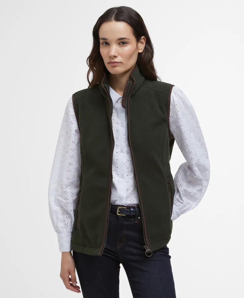Barbour Ladies Country Colton Fleece Gilet Sage
