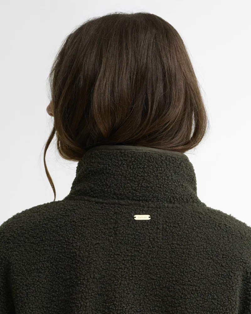 Barbour Mabel Fleece Olive-5