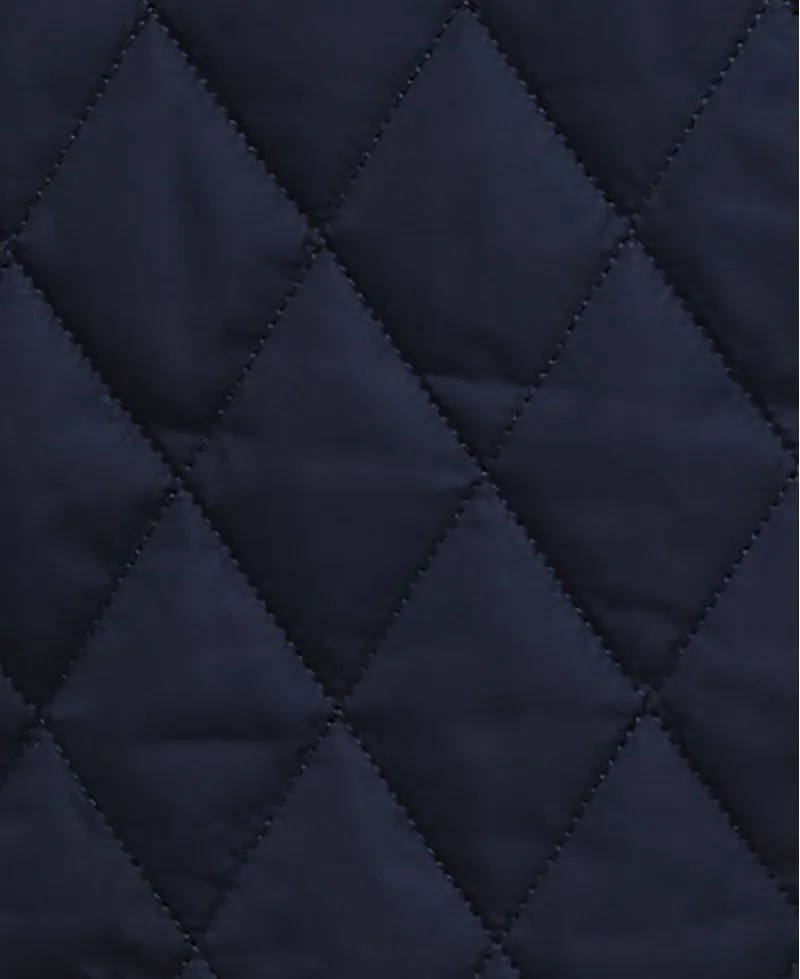 Barbour Womens Millfire Quilted Jacket Navy-4