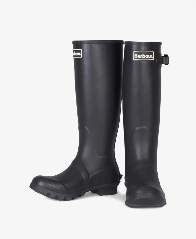 Barbour Ladies Bede Wellington Boot Black-2