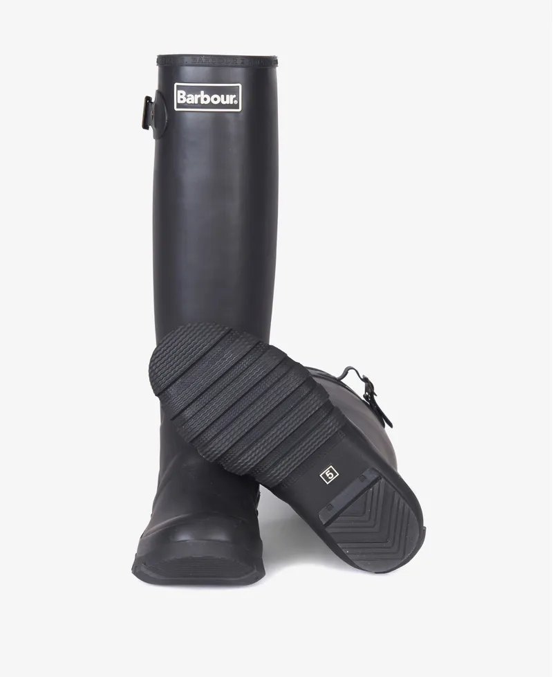 Barbour Ladies Bede Wellington Boot Black-3