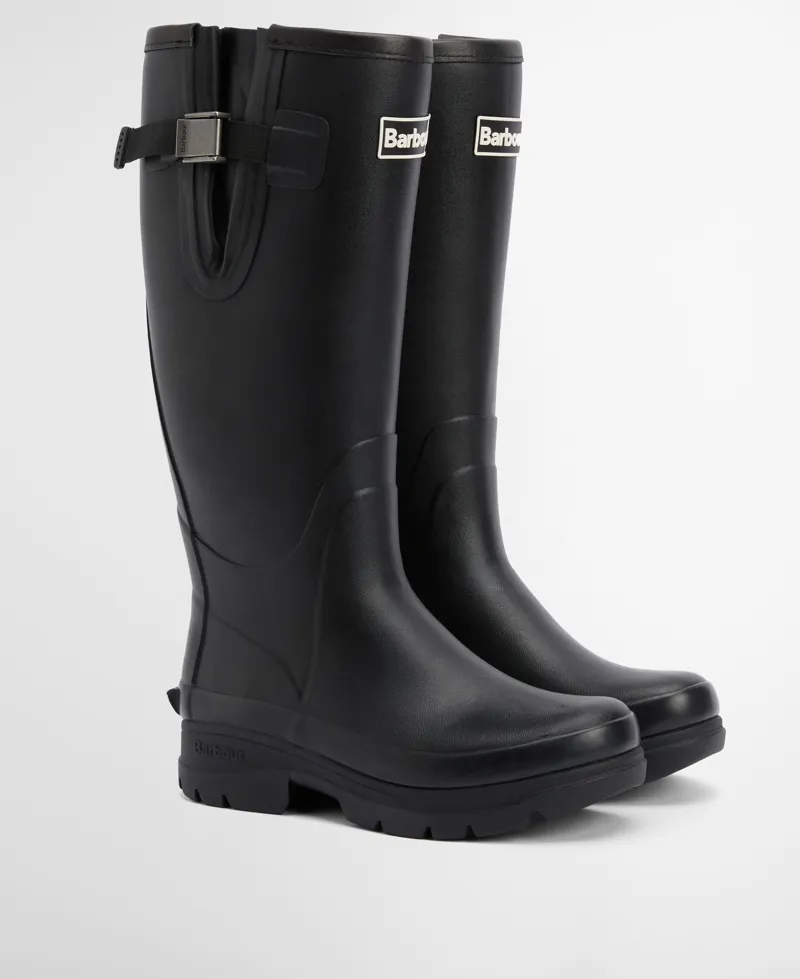 Barbour Ladies Tempest Wellington Boot Black