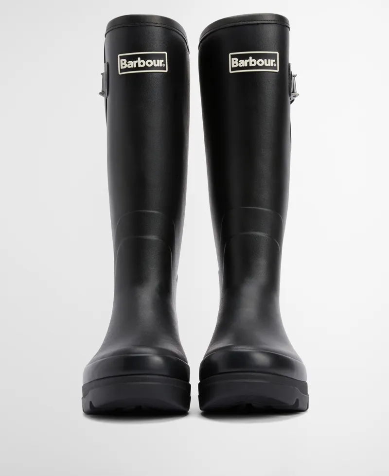 Barbour Ladies Tempest Wellington Boot Black-2