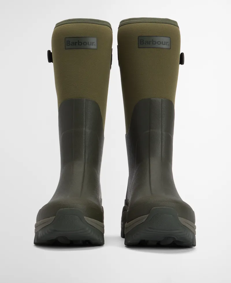 Barbour Womens Tynedale Wellingtons Olive Green-2