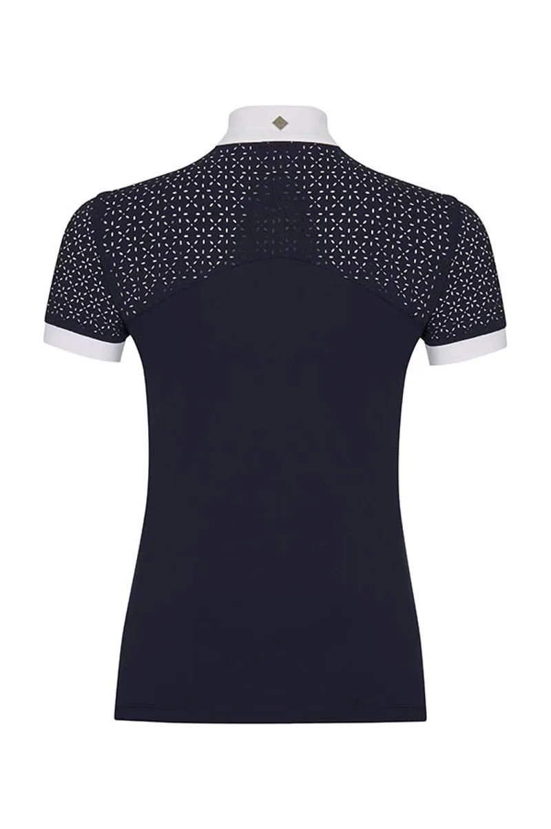 Le Mieux Olivia Short Sleeve Show Shirt Navy-3