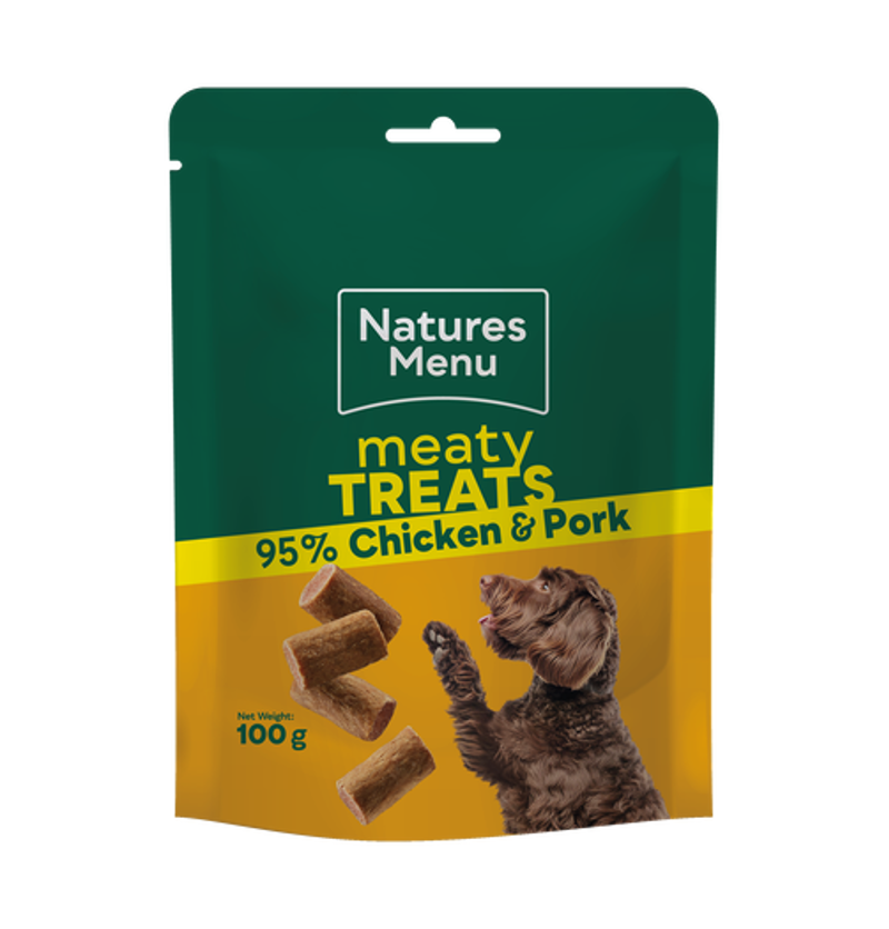 Natures Menu Chicken and Pork Meaty Dog Treats