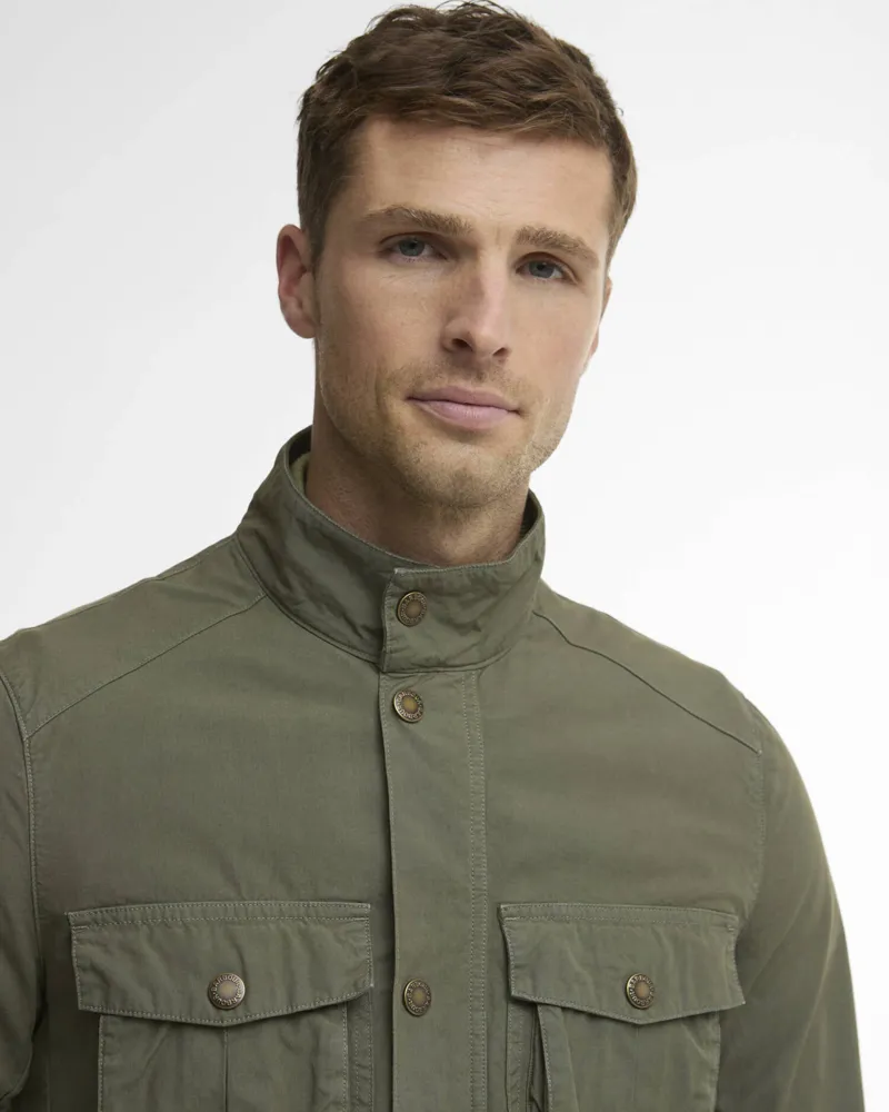  Barbour Mens Corbridge Utility Jacket in Dusty Olive-3