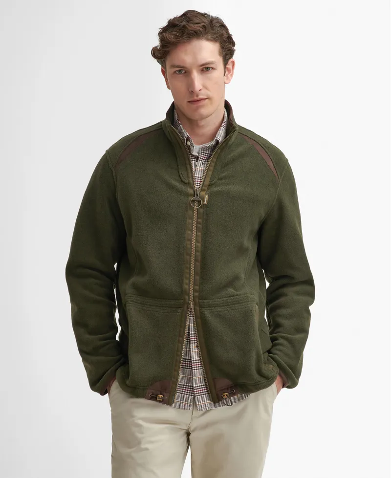 Barbour Mens Langdale Fleece Jacket Forest-2