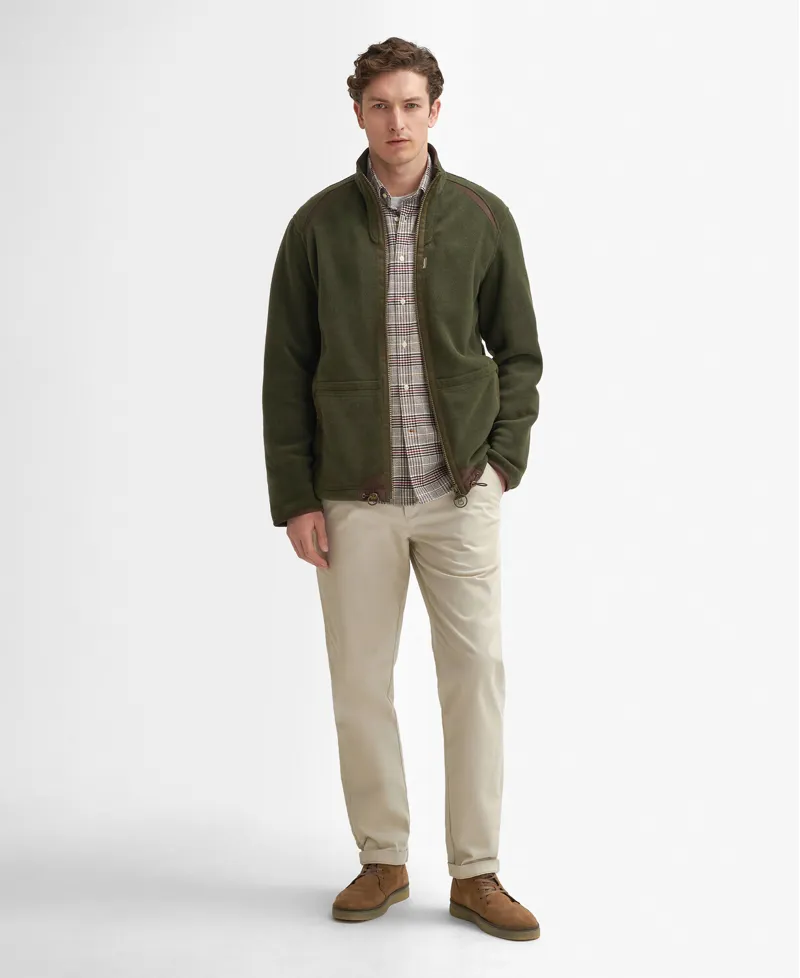 Barbour Mens Langdale Fleece Jacket Forest-4
