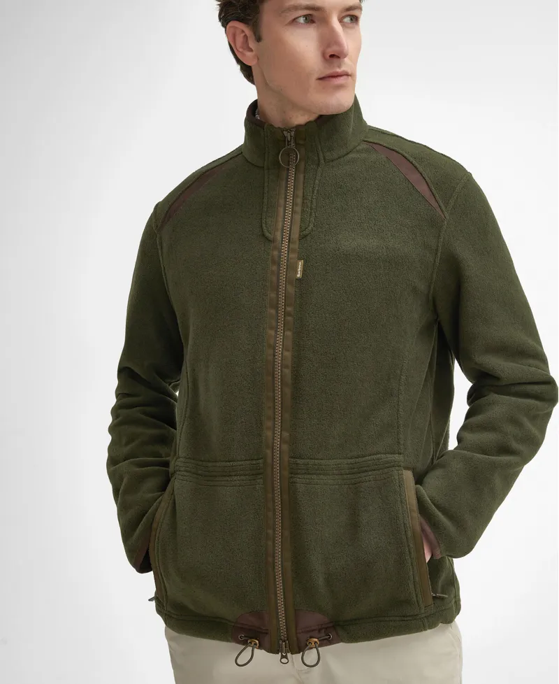 Barbour Mens Langdale Fleece Jacket Forest