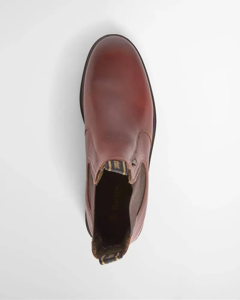  Barbour Hale Chelsea Boots in Chestnut Brown-2