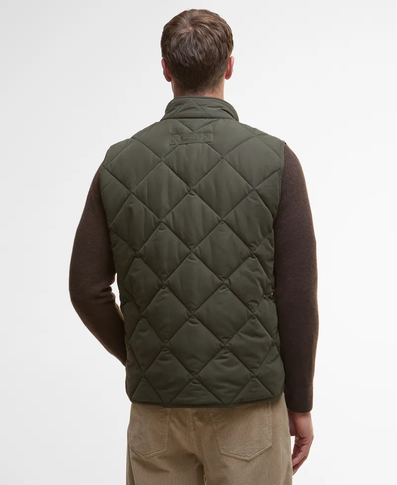 Barbour Mens Winter Lowerdale Gilet Dark Olive-1