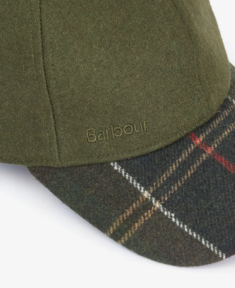 Barbour Roker Sports Cap in Forest Green-1