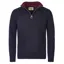 Barbour Mens Nelson Essential Half Zip Sweater Navy