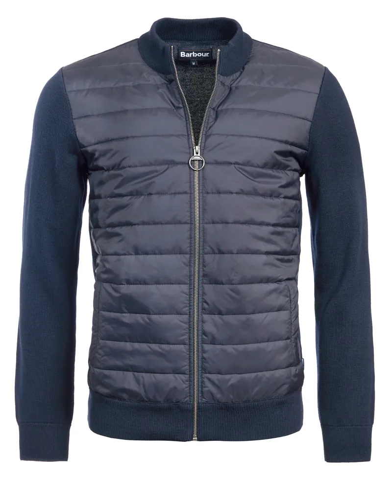 Barbour Men's Essential Carn Baffle Quilted Gilet Jumper Navy