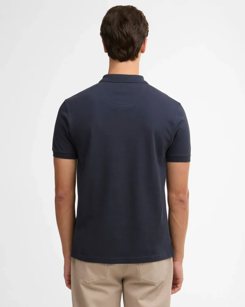  Barbour Men's Tailored Pima Cotton Polo New Navy-3