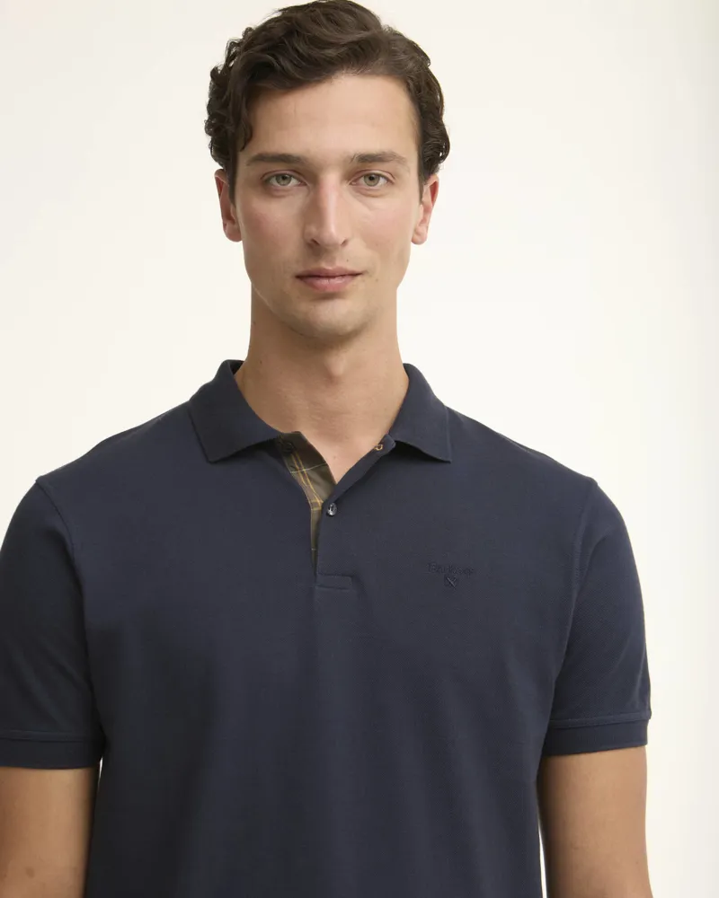  Barbour Men's Tailored Pima Cotton Polo New Navy-2