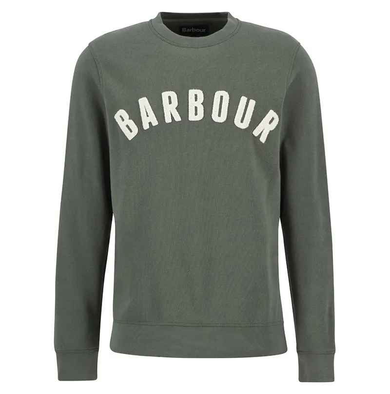 Barbour Mens Prep Logo Sweatshirt Thyme-5