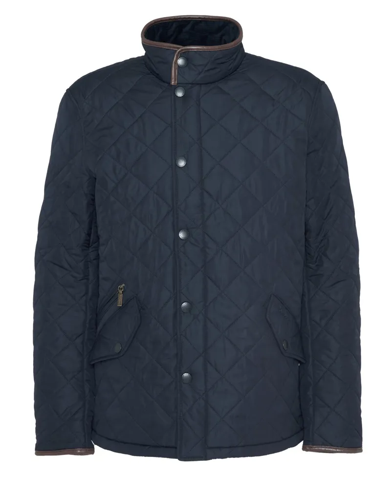 Barbour Mens Powell Quilted Jacket Navy-1