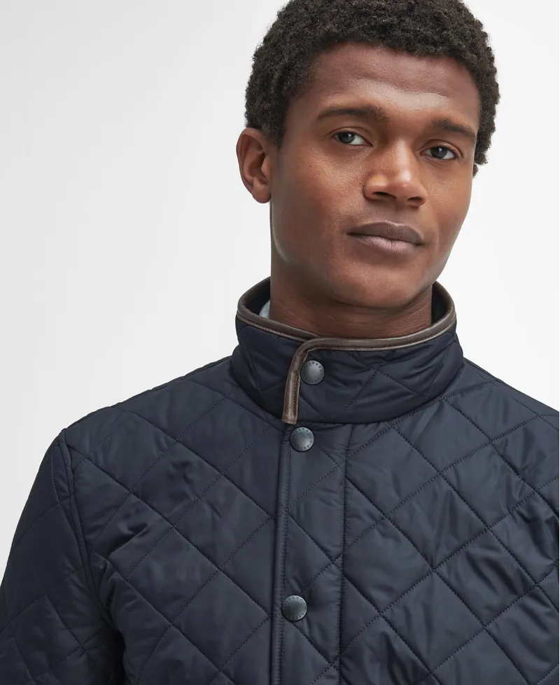 Barbour Mens Powell Quilted Jacket Navy-2