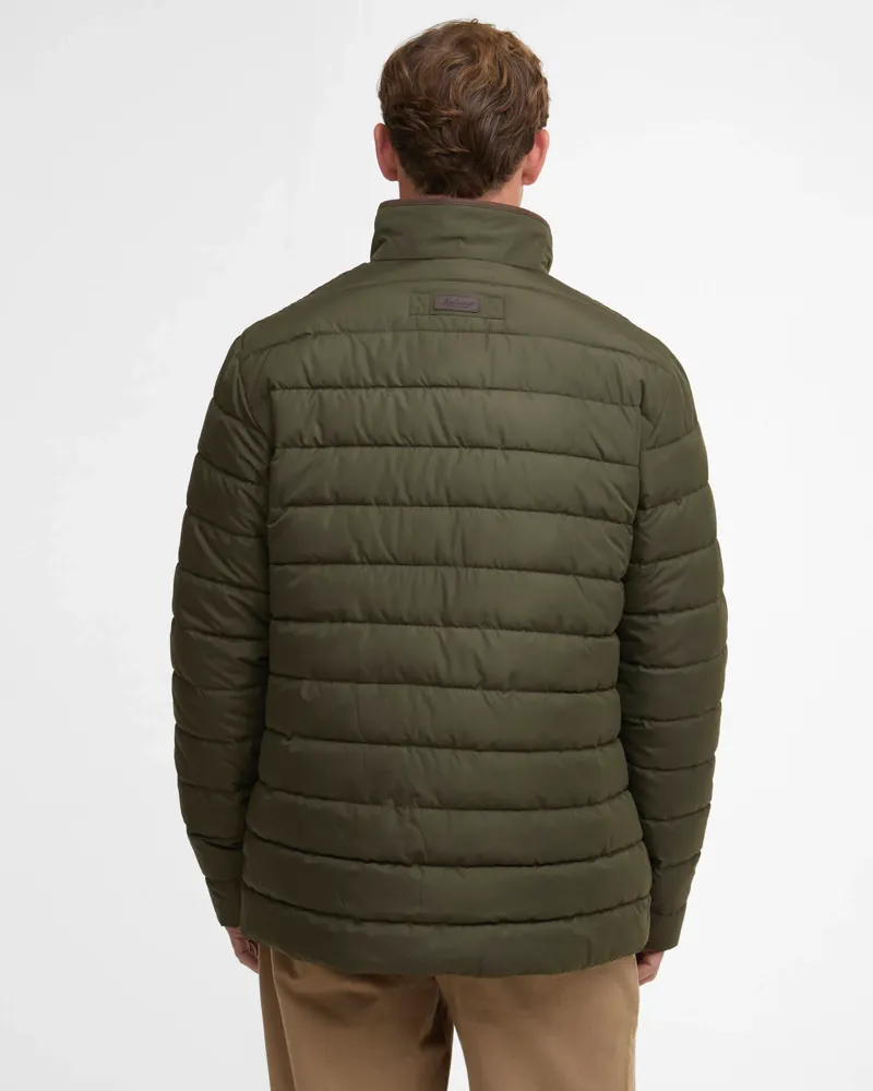 Barbour Men's Broughton Quilted Jacket Olive-3