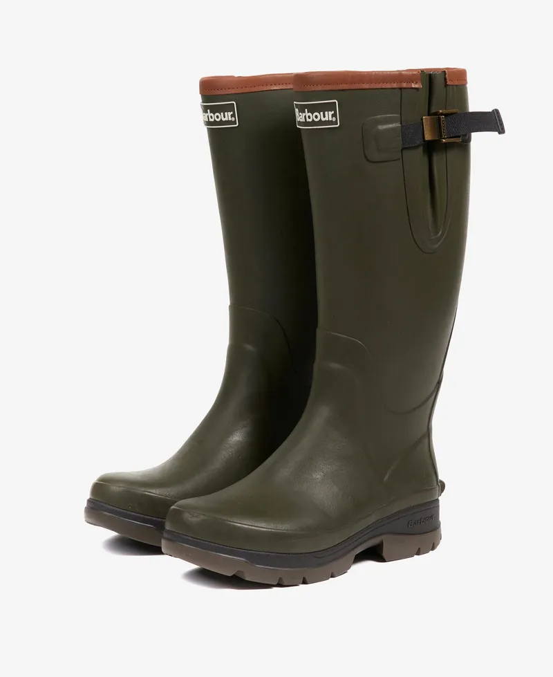 Barbour Ladies Tempest Wellington Boot Green