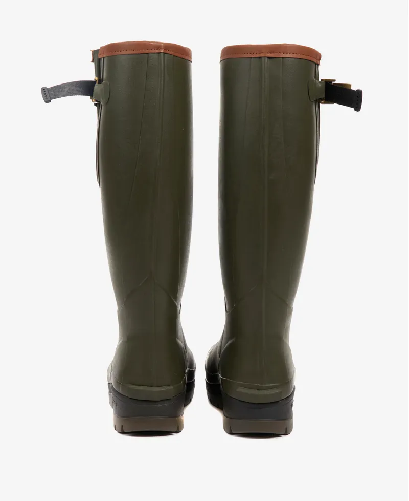 Barbour Mens Tempest Wellington Boot Green-3