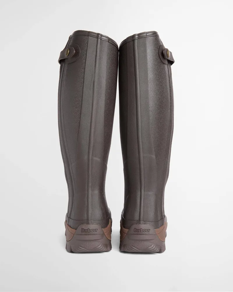 Barbour Teesdale Wellington Boots in Brown-1